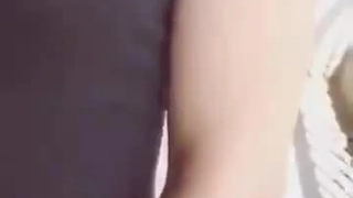 新人下海爆乳小姐姐！比基尼黑丝袜！修长美腿足交